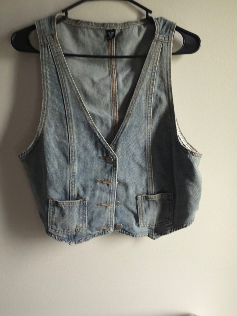 🌺 5/$35🌺 SHEIN Light Blue Denim Curve Vest